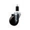 Service Caster 3.5'' SS Phenolic Wheel Swivel 1-3/8'' Expanding Stem Caster SCC-SSEX20S3514-PHS-138 - alternate 1